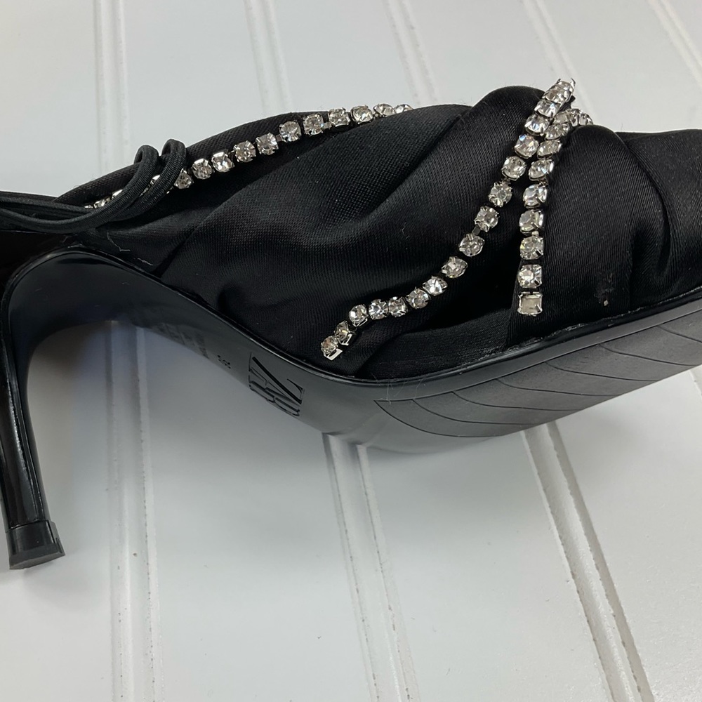 NWOT Zara Sparkly Heeled Sandals Size EU36 - Picture 10 of 12